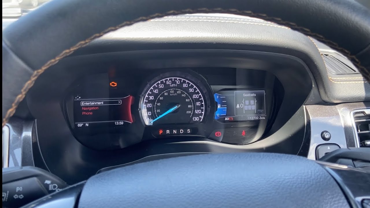 Процедура сброса сервисного обслуживания масла Ford Ranger 2022 года VW Amarok