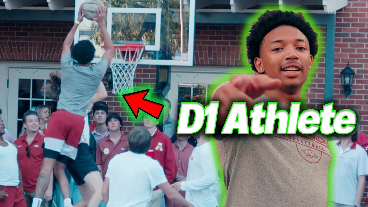 D1 Athlete Dunks on FRAT KIDS!! 5 star Nick Smith Jr Pulled up to a FRAT Basketball game