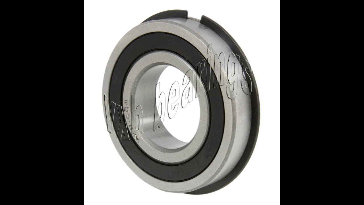 6204-2RSNR Bearing 20x47x14 Sealed with Snap Ring