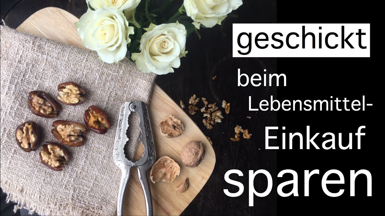 Geld sparen beim Einkauf • gesund vegan leben