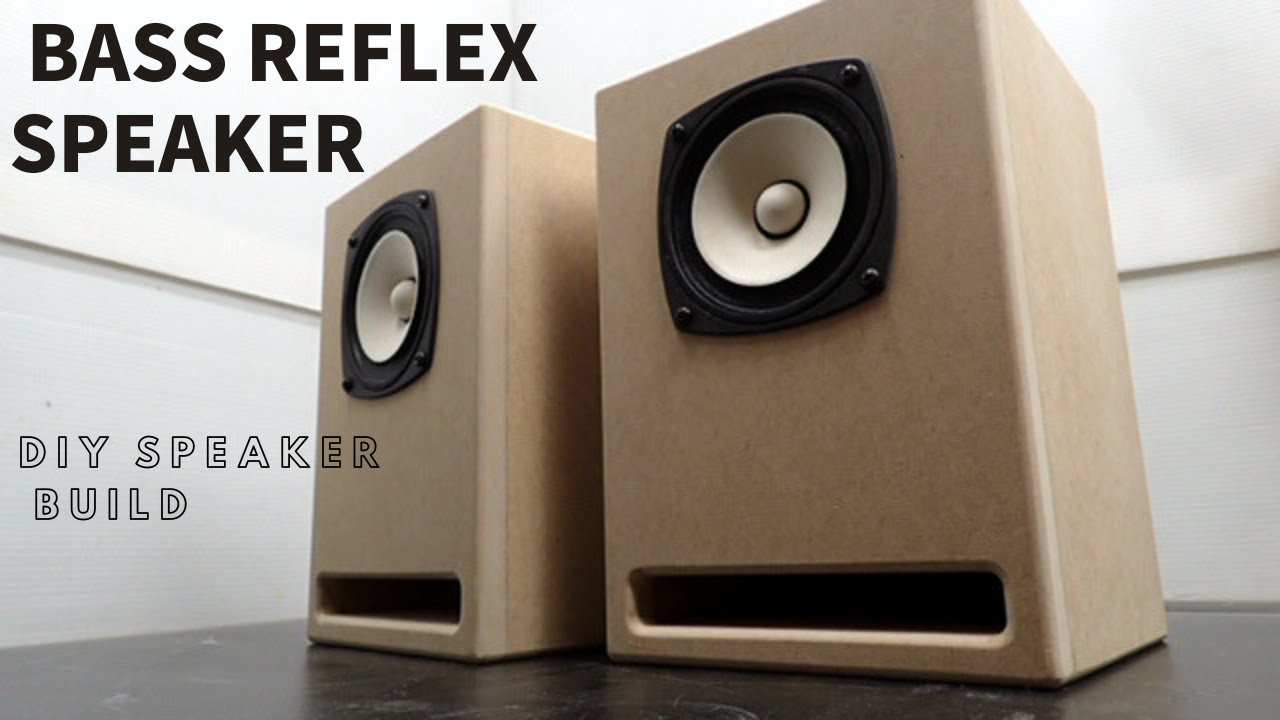 BOOKSHELF TYPEバスレフスピーカー10cm週刊誌サイズの作製