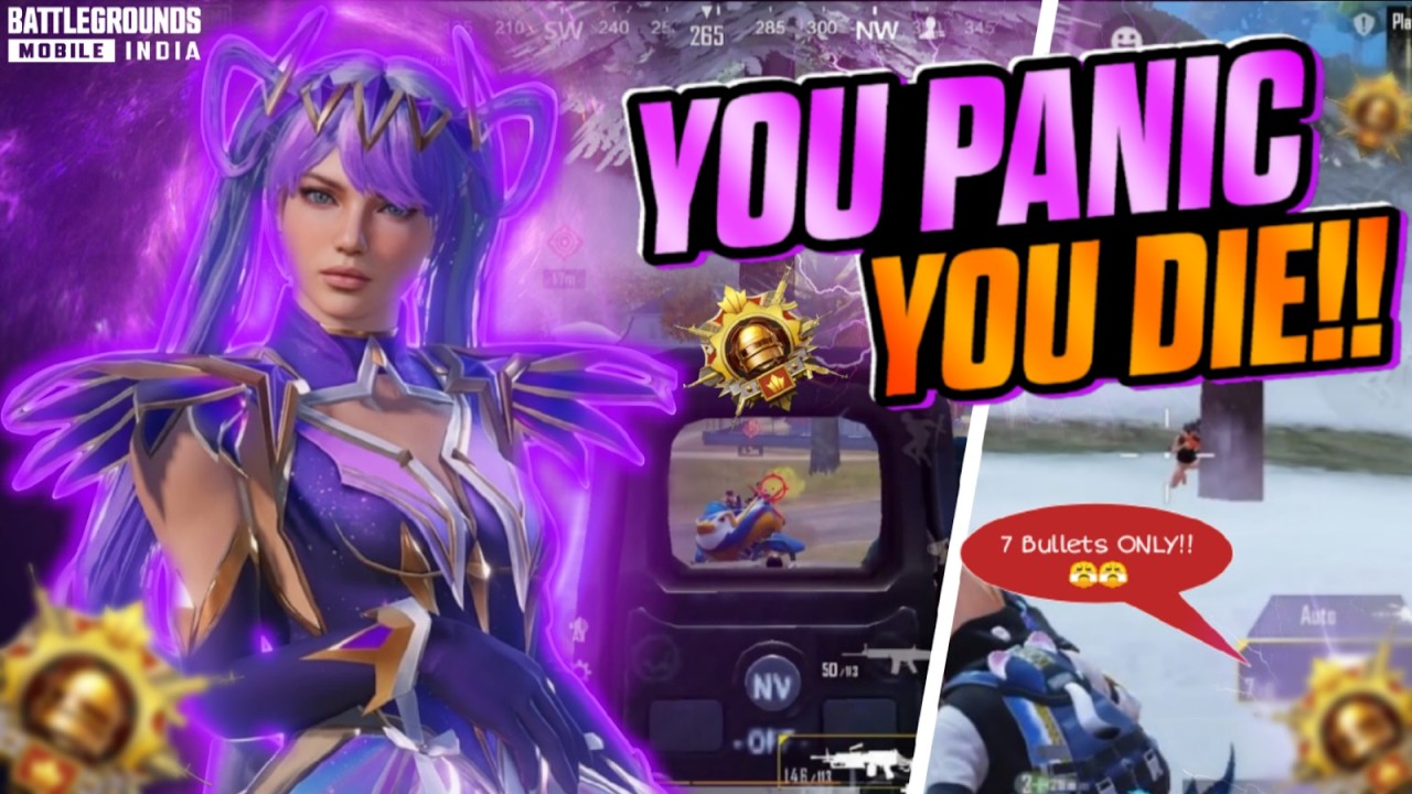 YOU PANIC YOU DIE!! 😤😤 | INTENSE 1v4 CLUTCHES | BGMI