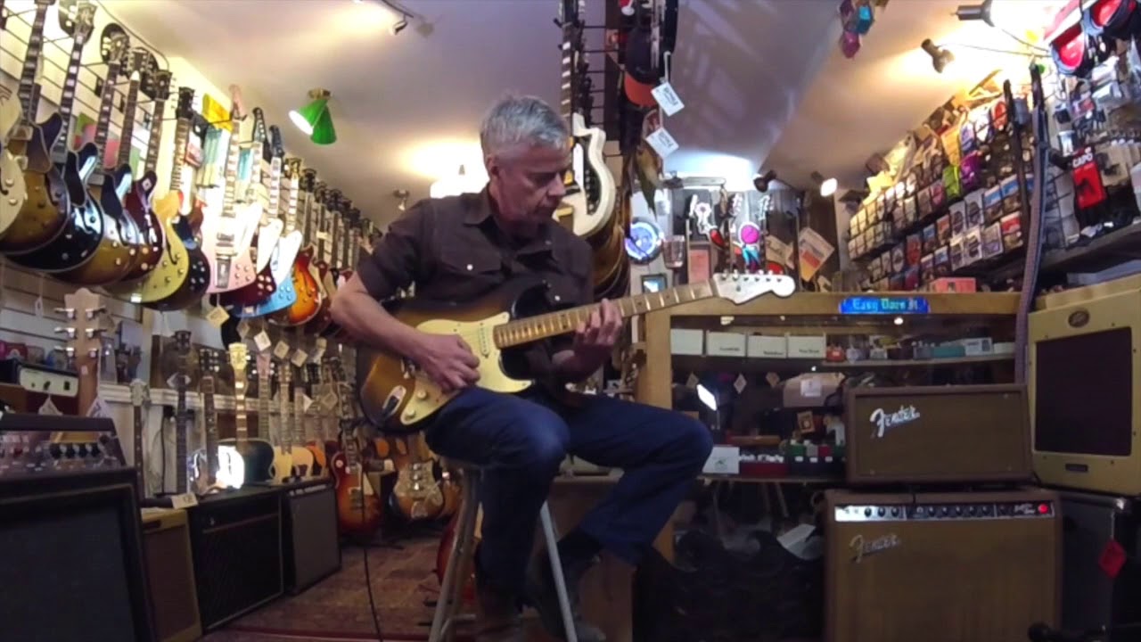 1955 Fender Stratocaster & Pre-cbs Fender Amp