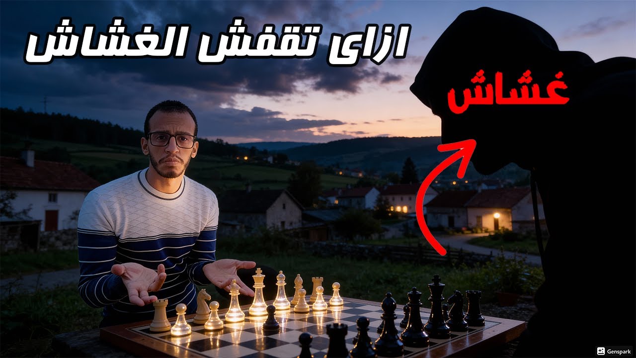 قابلت غشاش محترف ازاى قفشته !! اسرار الغش فى الشطرنج
