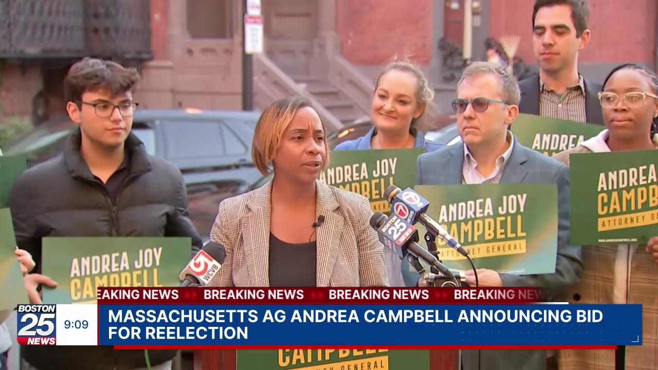 WATCH LIVE: Massachusetts Attorney General Andrea Campbell announcing reelection bid.