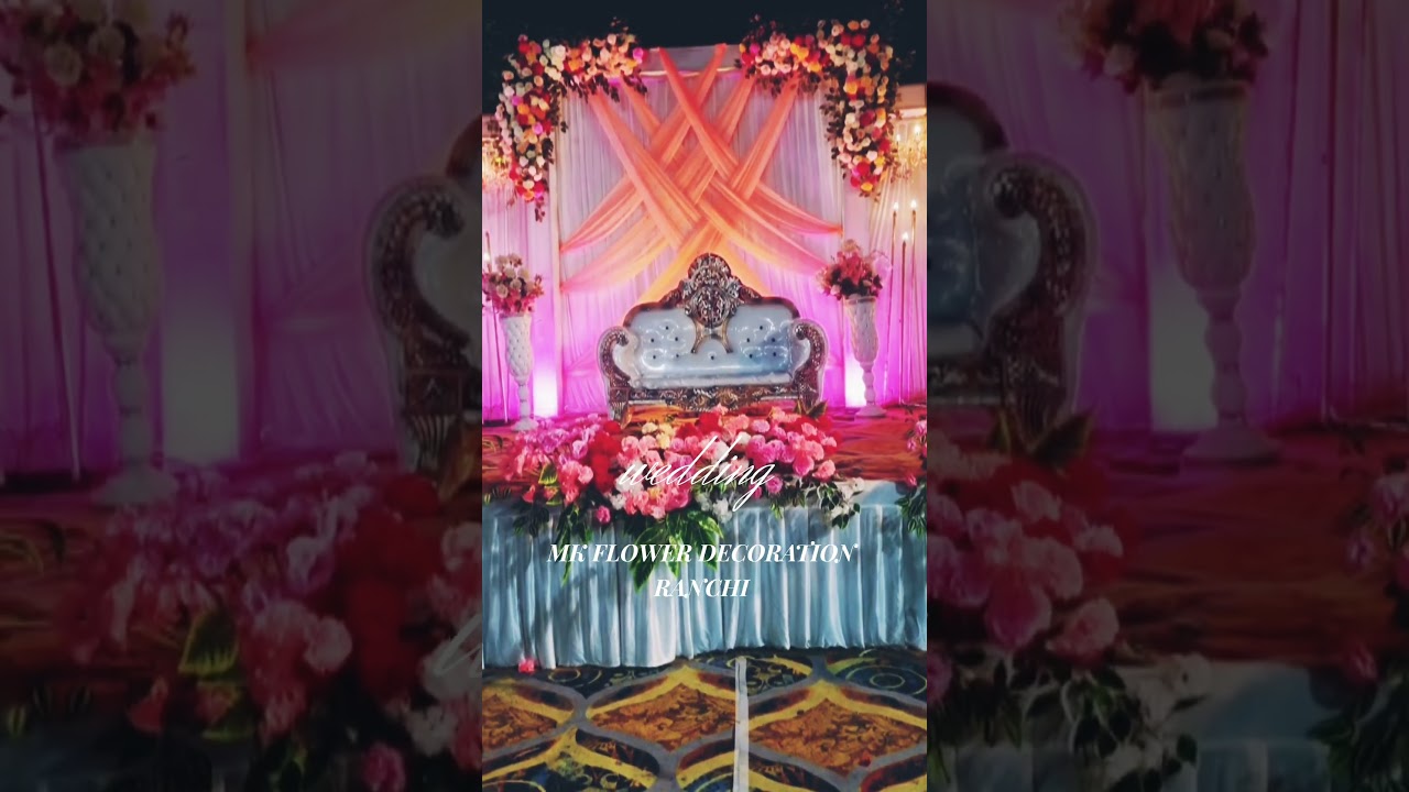 new wedding stage decoration 2025 #youtubeshorts #weddingstage #decoration #shortvideo #trending