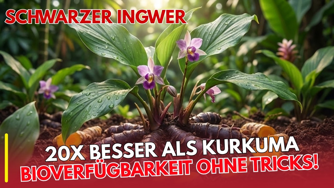 Besser als Kurkuma? 20× bessere Aufnahme – Schwarzer Ingwer aus Südostasien | EHRLICH ESSEN