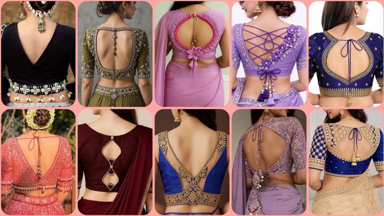 Latest Blouse Back Neck Designs 2026 | Beautiful Blouse Design | Stylish Blouse Back Design Ideas