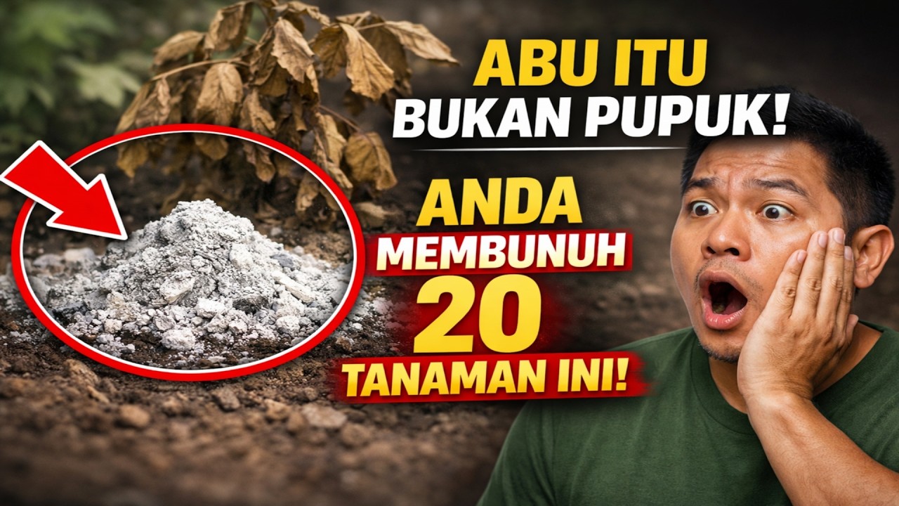 ABU ITU BUKAN PUPUK! Tanpa disadari, Anda sedang MEMBUNUH 20 tanaman ini!