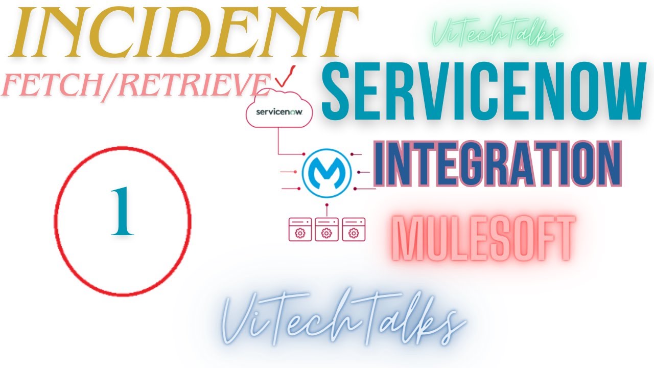 ServiceNow Incident Get Record|  @vitechtalks  | MuleSoft With ServiceNow Integration