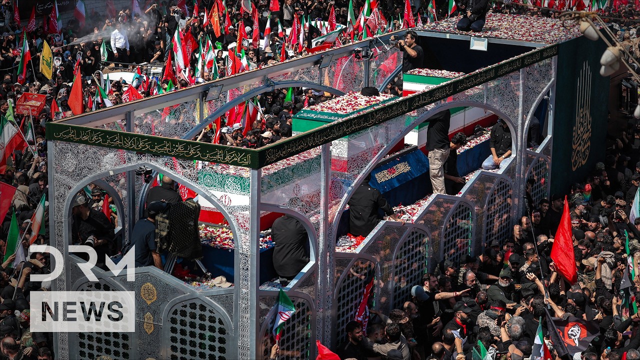 FULL: Iran Holds Historic Farewell as Millions Escort Khamenei's Coffins Through Tehran | AQ1G