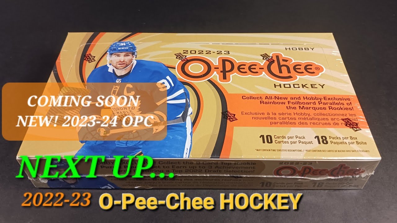 🔜 2023-24 O-Pee-Chee 🚨 IT'S NOT OUT YET SO HERE'S 2 MORE HOBBY BOXES OF 2022-23 O-Pee-Chee HOCKEY 🏒
