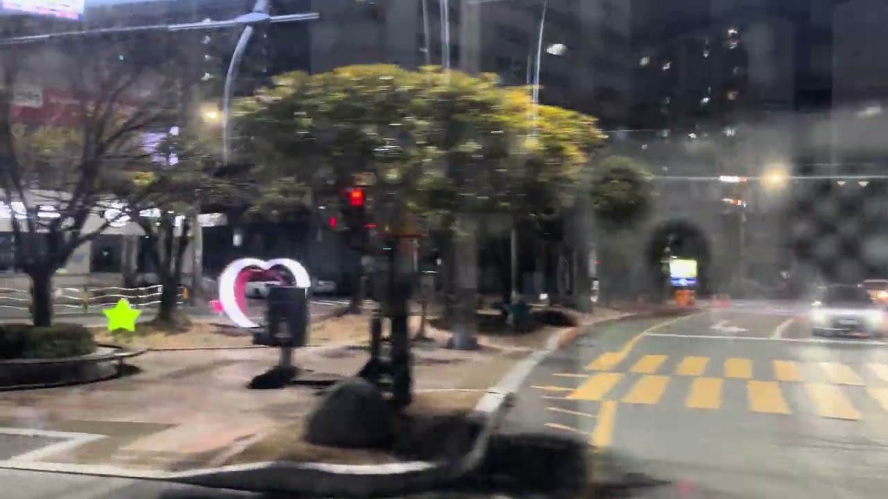 공사구간을 지나갈때 나는 68번 범한차의 잡소리