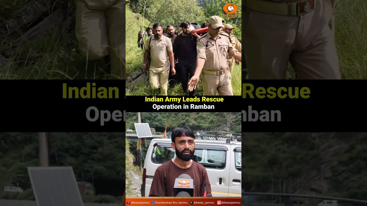 Indian Army Leads Rescue Operation in Ramban