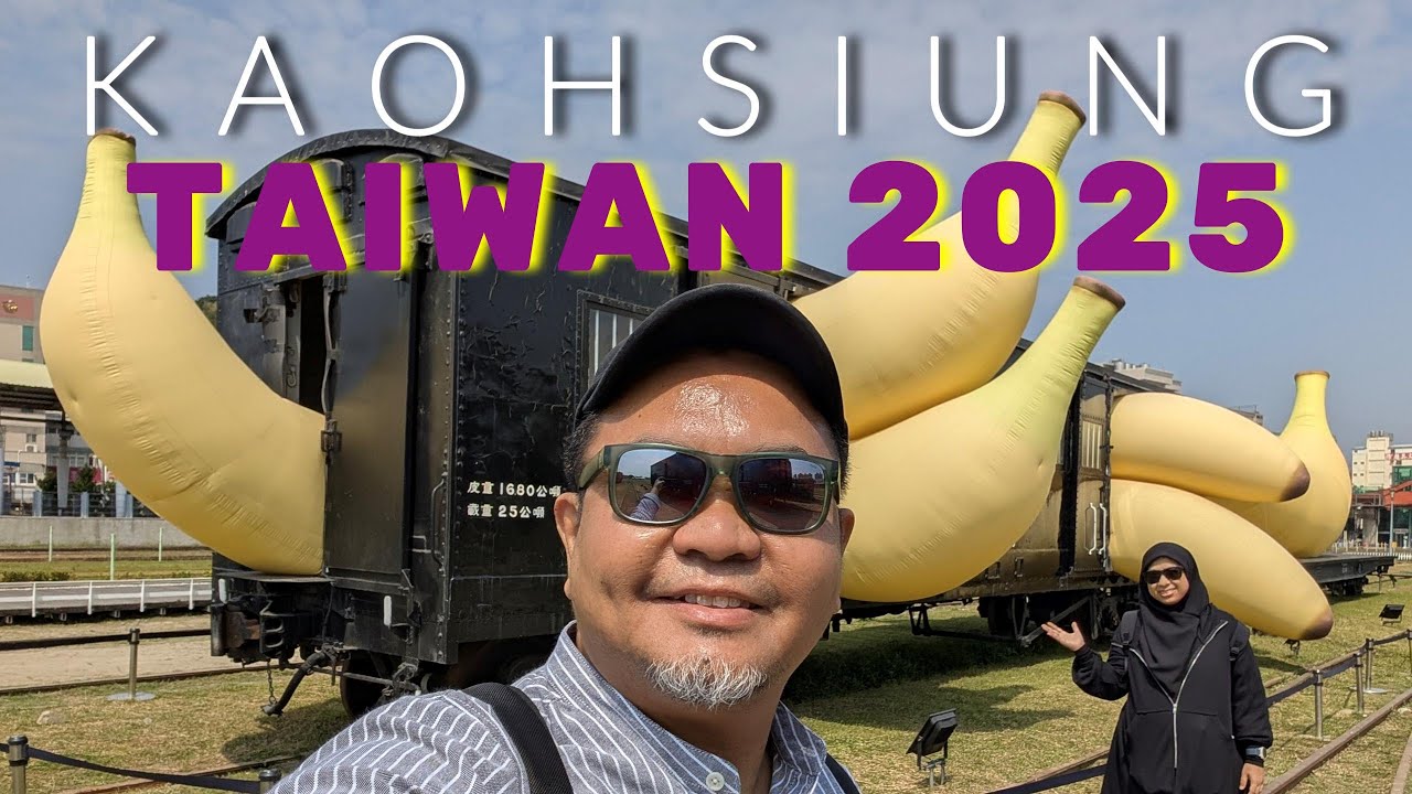 VLOG | DAY 01 : Kaohsiung Taiwan | Airport ke Art Street, Masjid, Night Market & Makanan Halal! (4K)