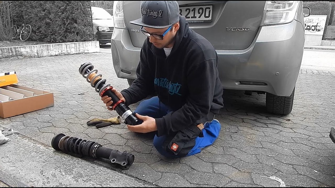 VW GOLF 3 GEWINDEFAHRWERK AUSBAUEN/EINBAUEN TUTORIAL #1