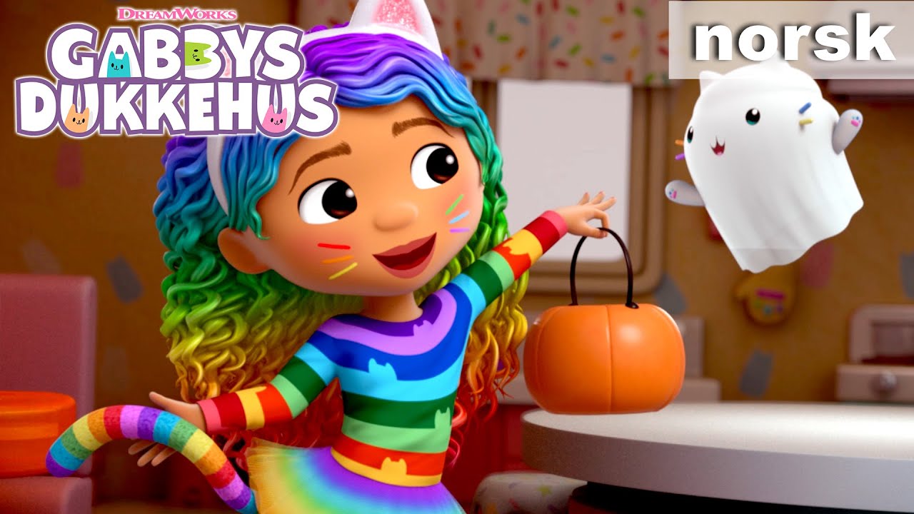Å lage bananspøkelser til KATT-oween | GABBYS DUKKEHUS | Netflix