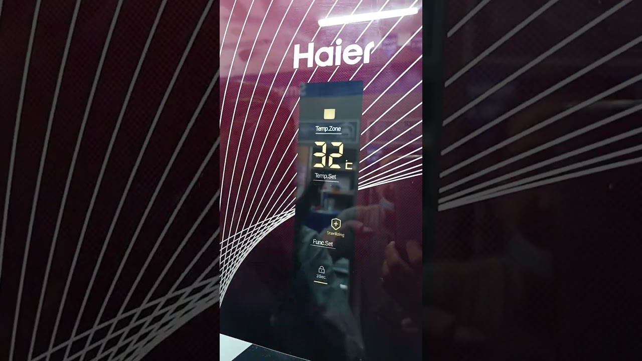 Haier Refrigerator 438IFRA Temperature Settings