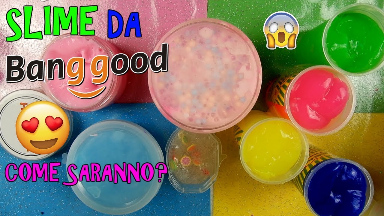 SLIME COMPRATI DA BANGGOOD! COME SARANNO? Iolanda Sweets