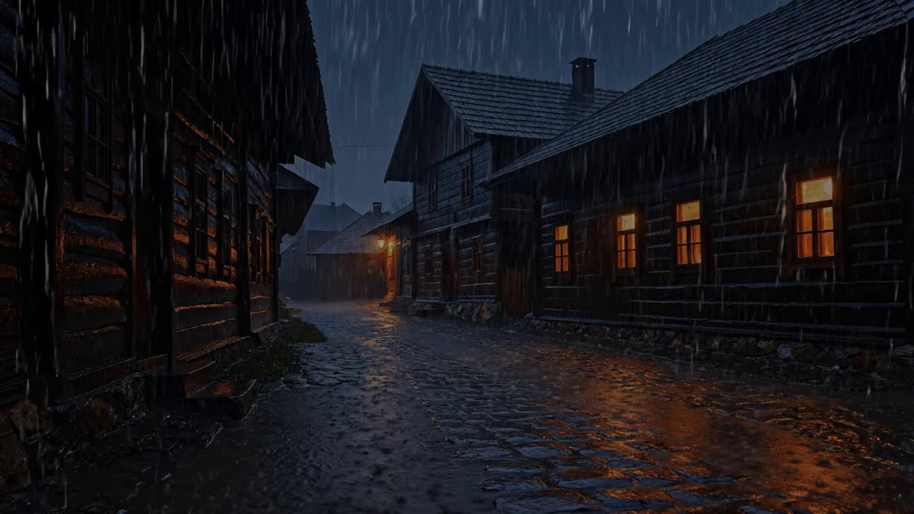 Natural Rain and Thunder Sounds for Deep Sleep and Peaceful Rest | For Insomnia
