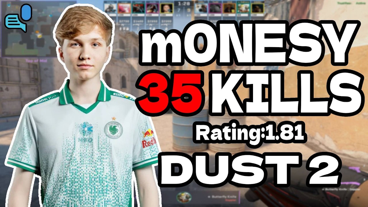 m0NESY 35 KILLS | w/irb1tka | Rating 1.81 | FACEIT EU +FULL COMMS | dust2 | Mar 5, 2026