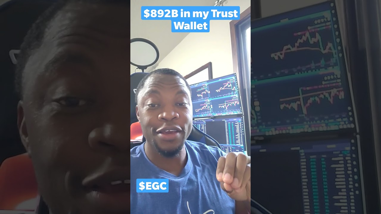 MY TRUST WALLET SAID I WAS A BILLIONAIRE. $892B OVER NIGHT 🤔. EVERGROW GLITCH. $EGC TO THE MOON.