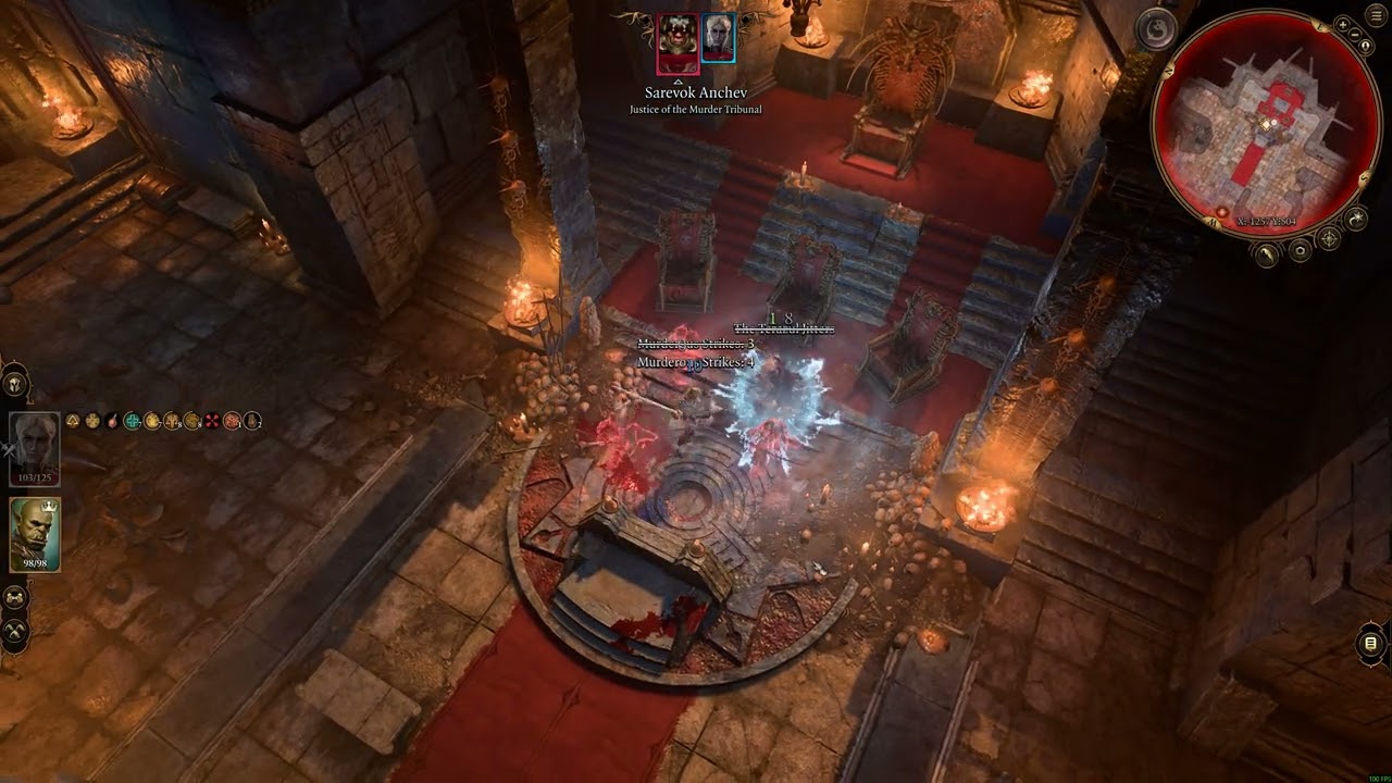 2 Melee Barbarian VS The World - Sarevok, Solo Honour Mode, no healing potions