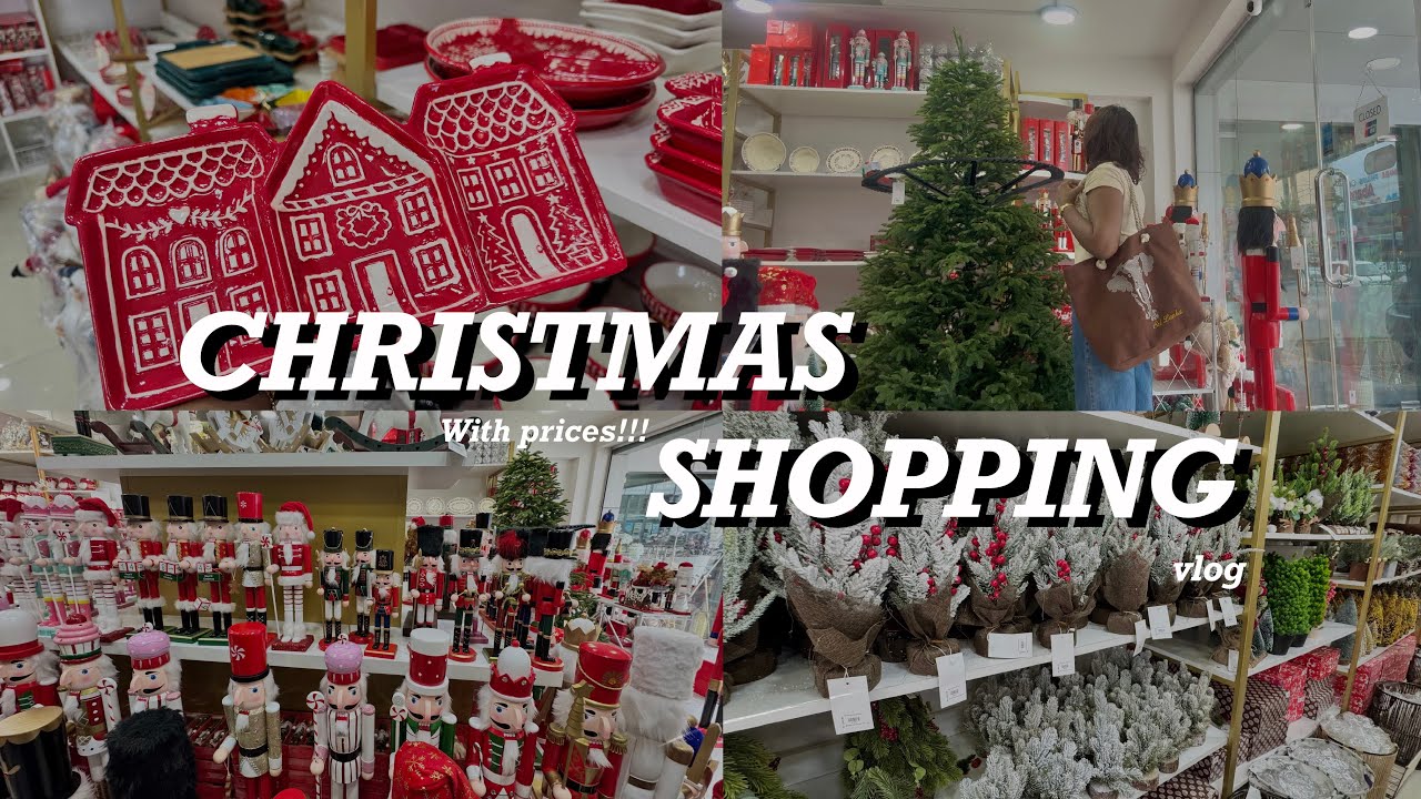 කලින්ම නත්තල් shopping🎄පිටරට වගේ ලස්සන deco ගන්න තැනක්!😍මිල ගණන් එක්කම⛄️ #christmasshopping  