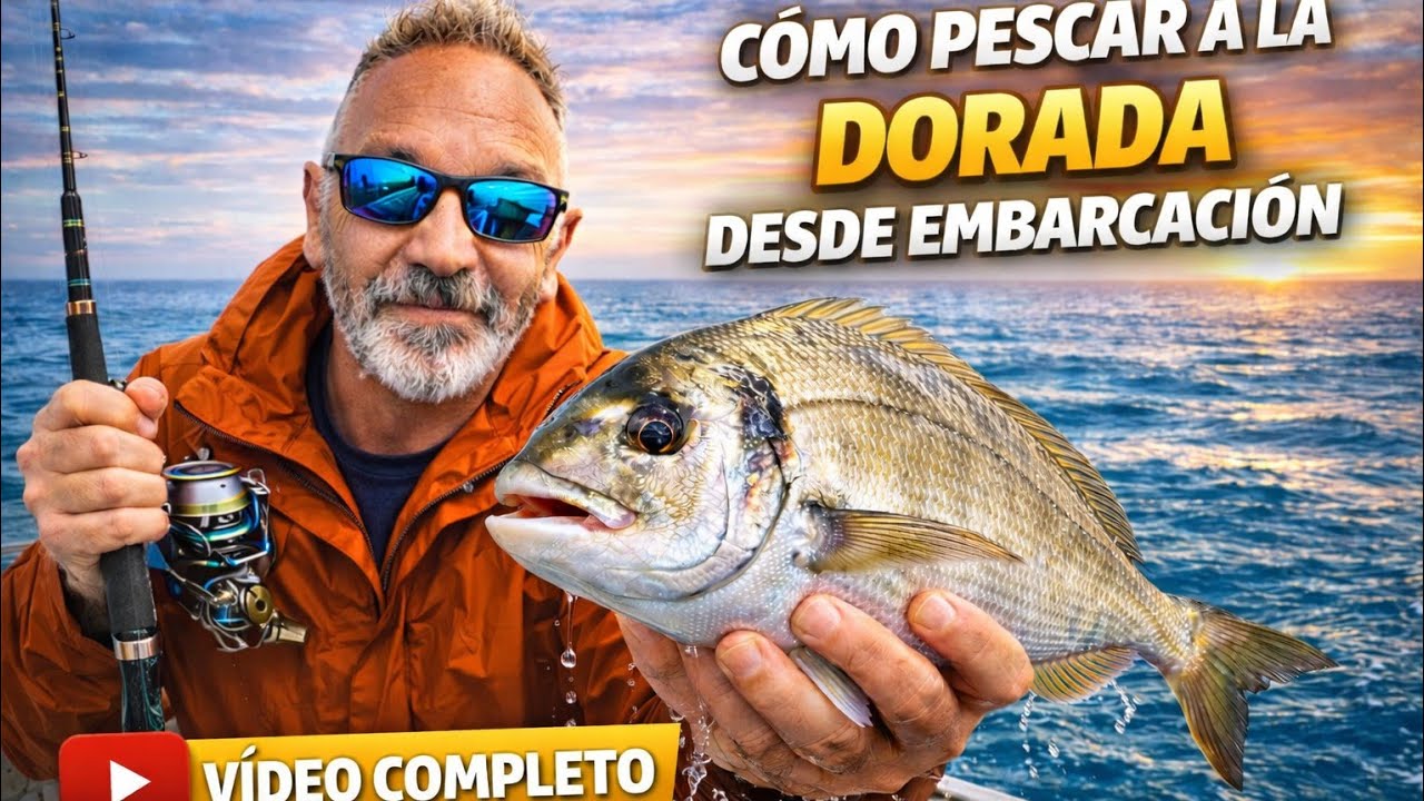 pescando doradas  desde embarcación