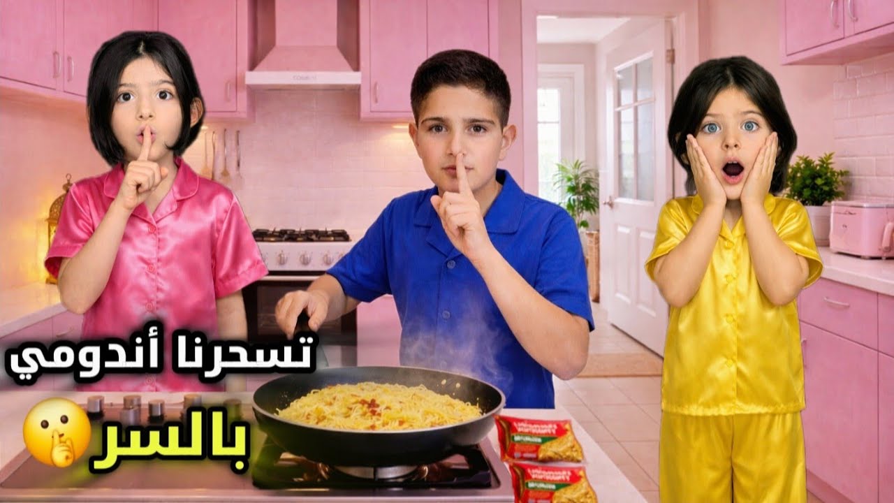 ياسر وريناد تسحرو اندومي بالسر🤫عطشو كتير🥵ياحرام شو صار بريناد#ياسر_ريناد_ريان #funny 