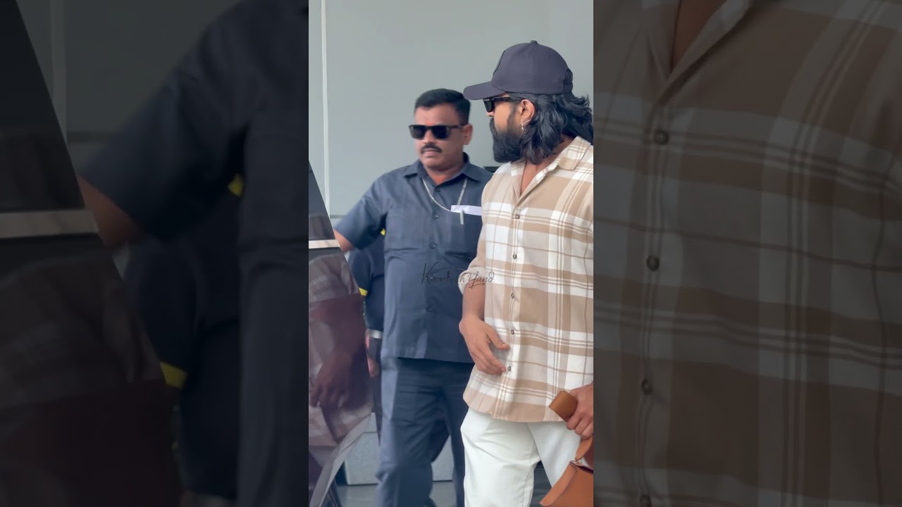 Ramcharan back from srilanka papped at airport