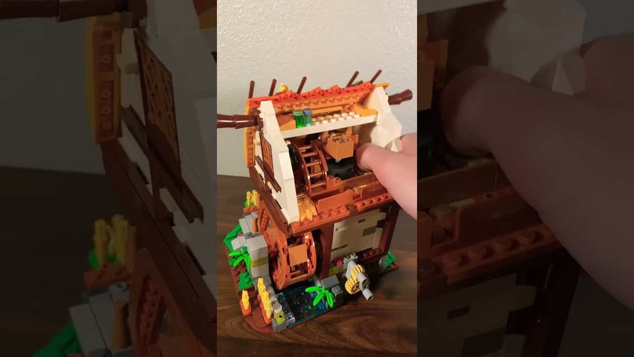 Funwhole Water Mill Set #funwhole #lego #legocastle #castle #review