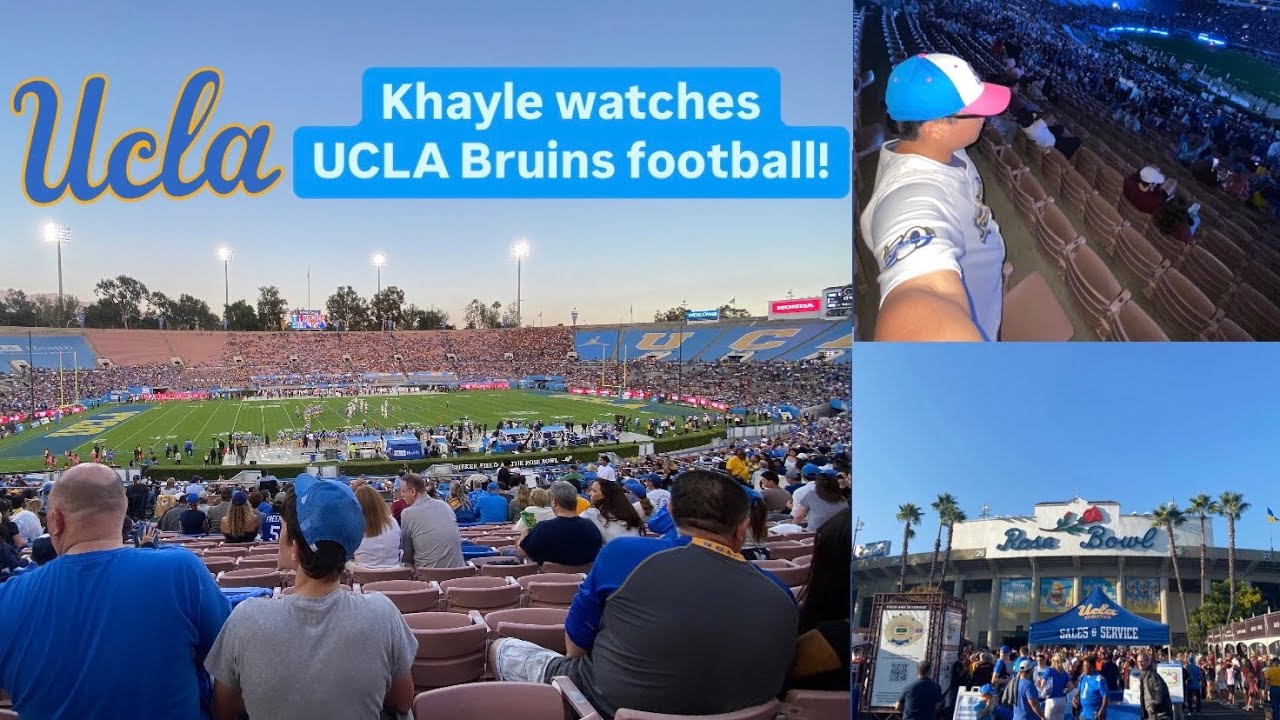 Khayle watches UCLA Bruins football!