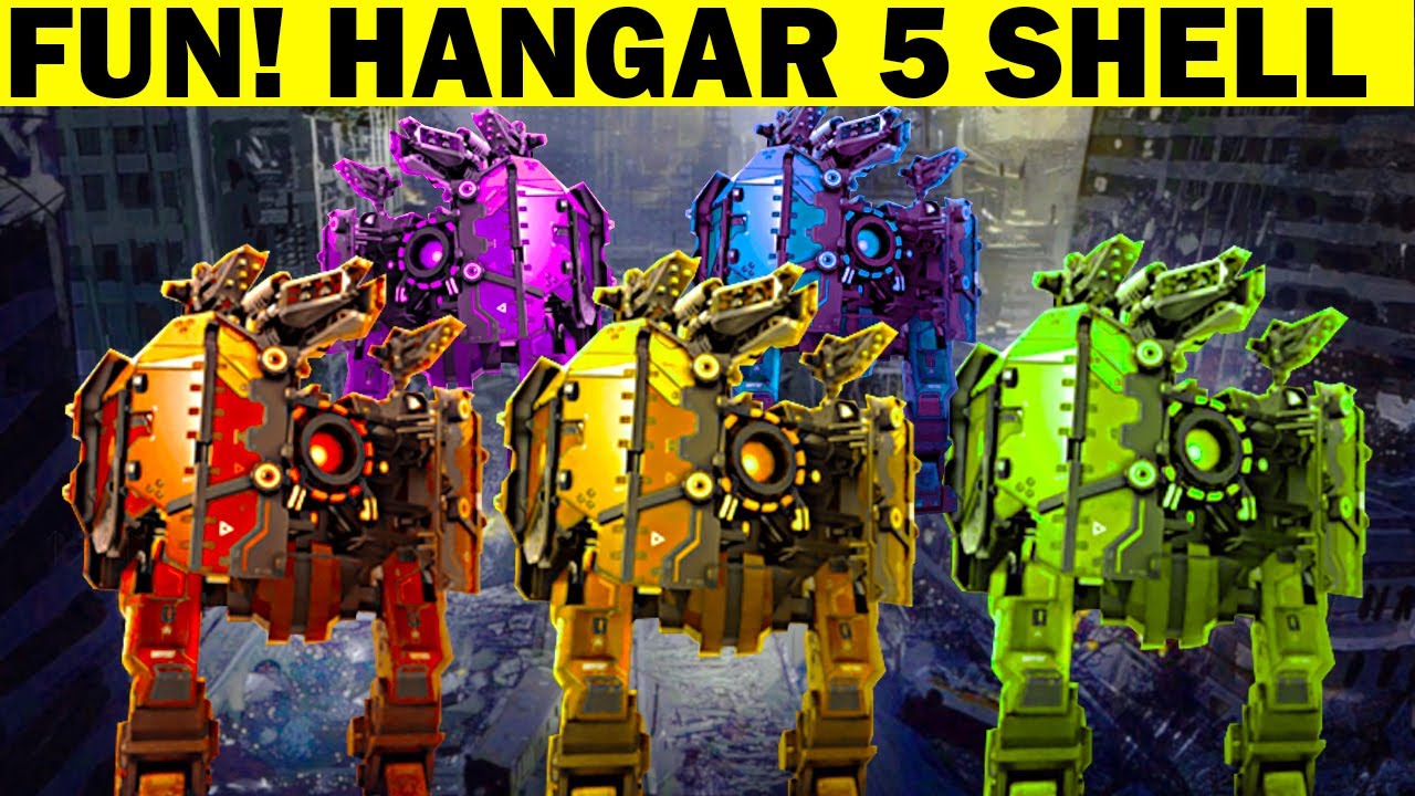 5 SHELL FREE FOR ALL WAR ROBOTS REMASTERED FUN SHELL