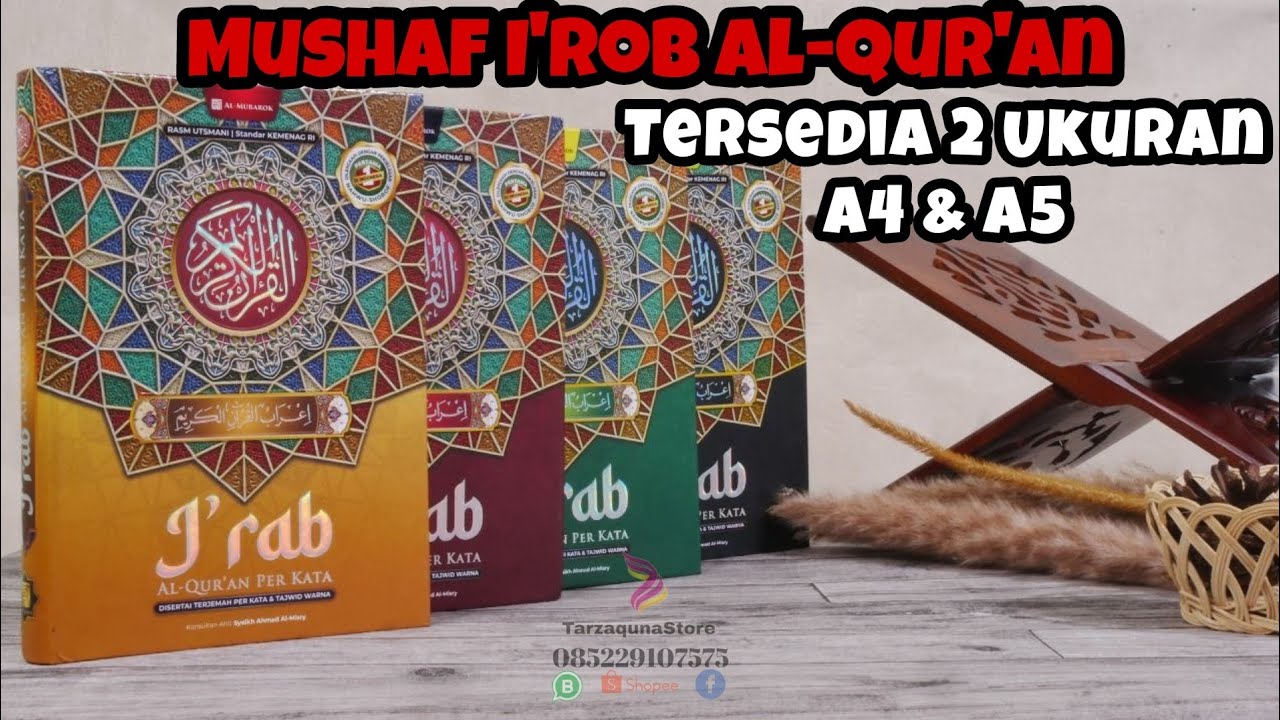 Mushaf I'rob Al Qur'an A4 &A5 #Mushafi'rab #Al-Qur'ani'rab #i'rabquranperkata
