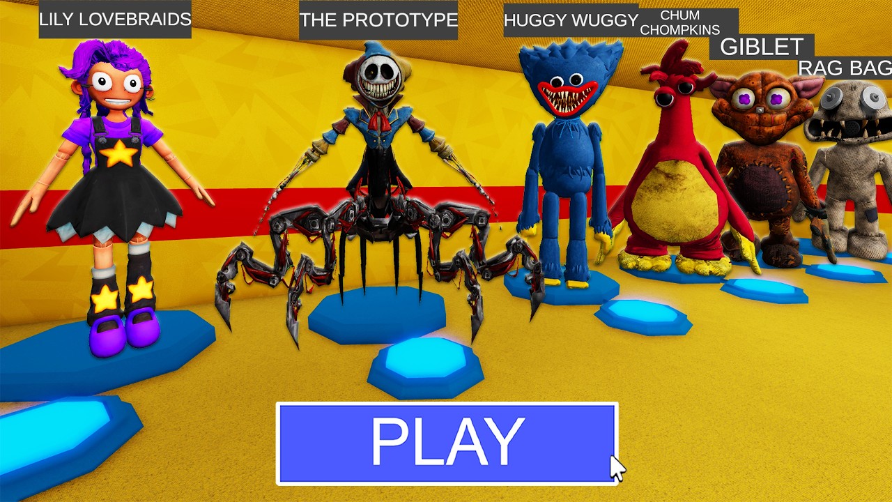 ALL POPPY PLAYTIME MORPHS! LILY LOVEBRAIDS, THE PROTOTYPE, GIBLET... in BARRY'S PRISON RUN!