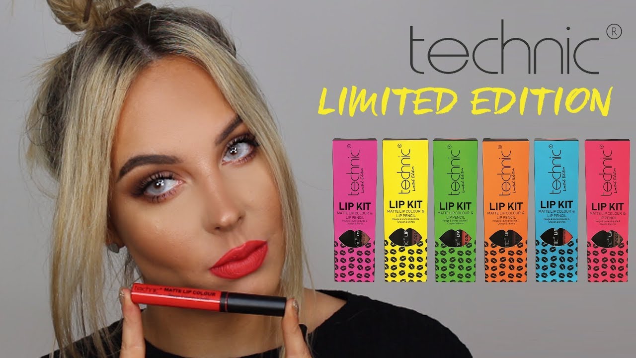 TECHNIC COSMETICS - NEW Limited Edition Lip Kits Swaches