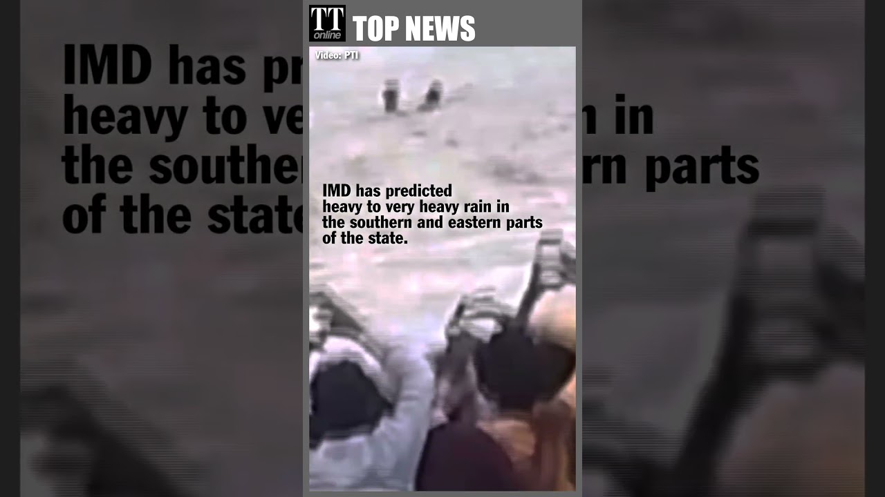 Watch | Moment a Truck Got Washed Away Amid Floods in Rajasthan #short