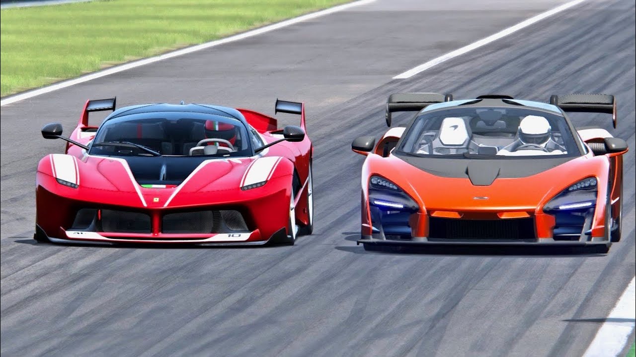 McLaren Senna vs Ferrari FXX K - Monza