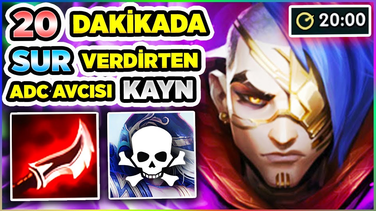 DK 20'DE SUR VERDİRTEN ADC AVCISI KAYN!! G&Ouml;LGE SUİKAST&Ccedil;İ RASHER DURMUYOR TEK ATIYOR!!