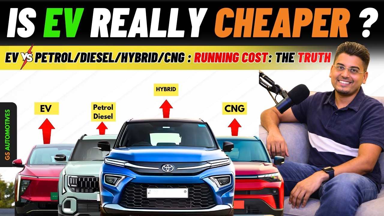 Is EV Really Cheaper? 😳 Running Cost Truth | EV vs Petrol/Diesel/Hybrid/CNG &ndash; உண்மை என்ன?