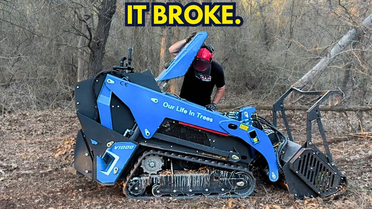 How Did I Break My Mini Skid Steer? Replacing The V1000 Auxiliary Pump