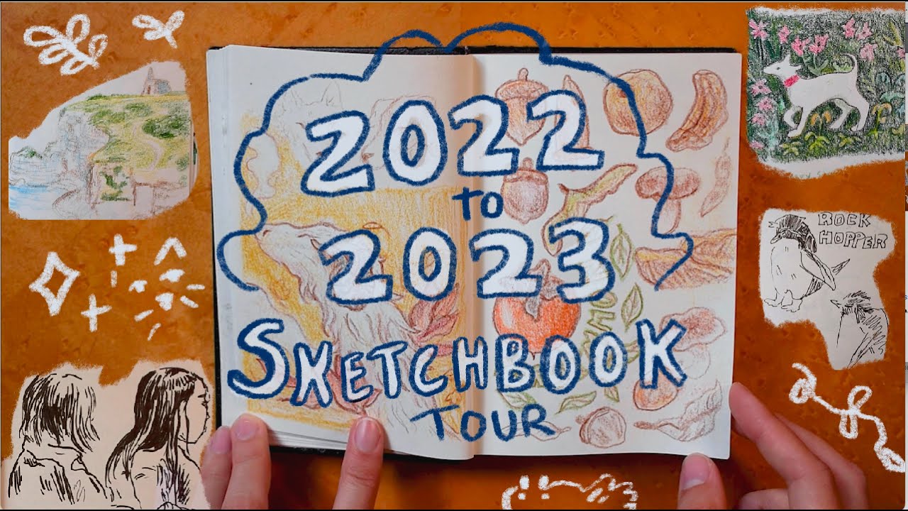 Sketchbook Tour 22-23 ☘️ Senior year at RISD//France