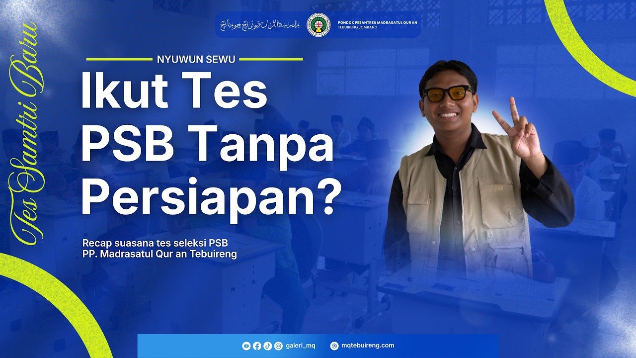 IKUT TES CUMAN MODAL NEKAT || VLOG TES PENERIMAAN SANTRI BARU 2025-2026
