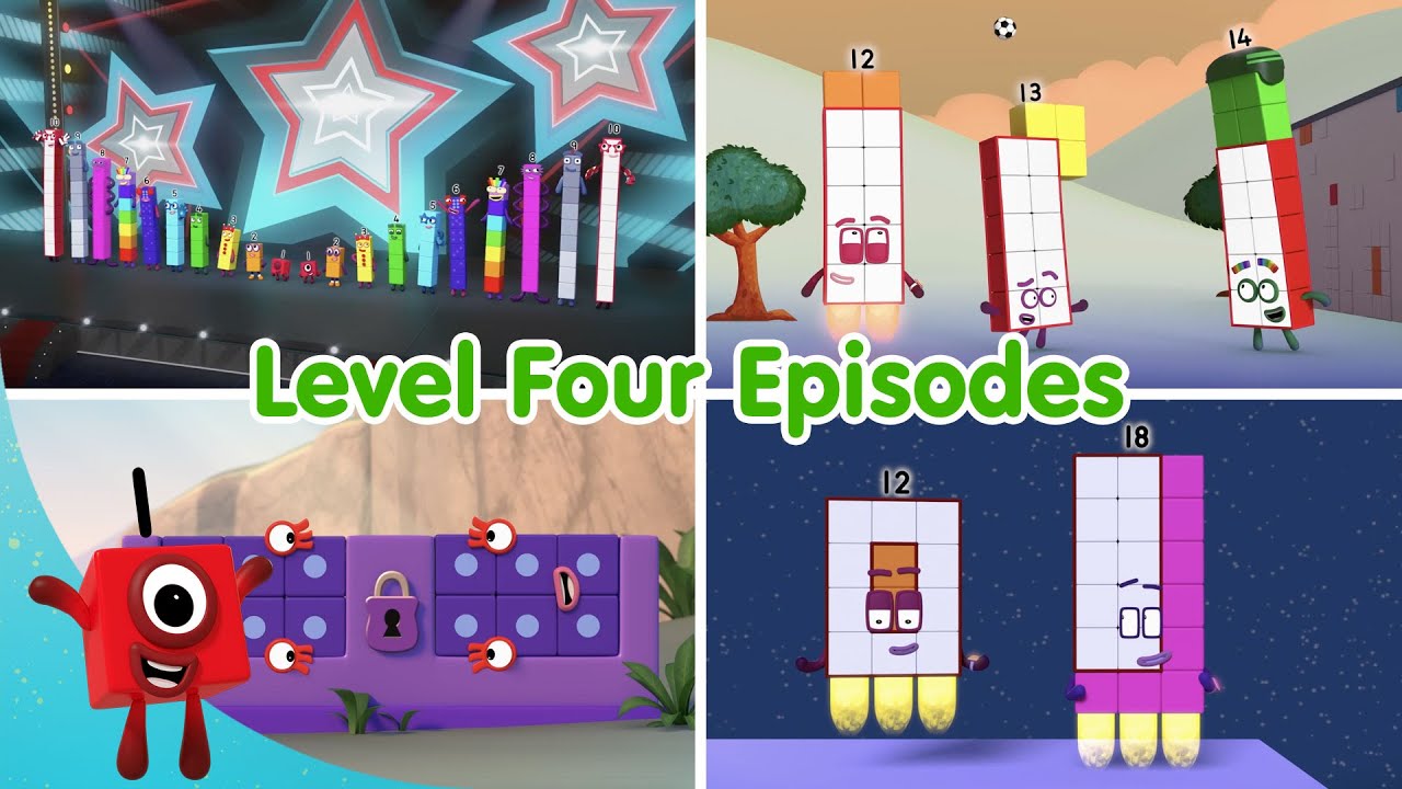 @Numberblocks - Level Four Episodes | Full Episodes | Learn to Count | @Blocks-Universe