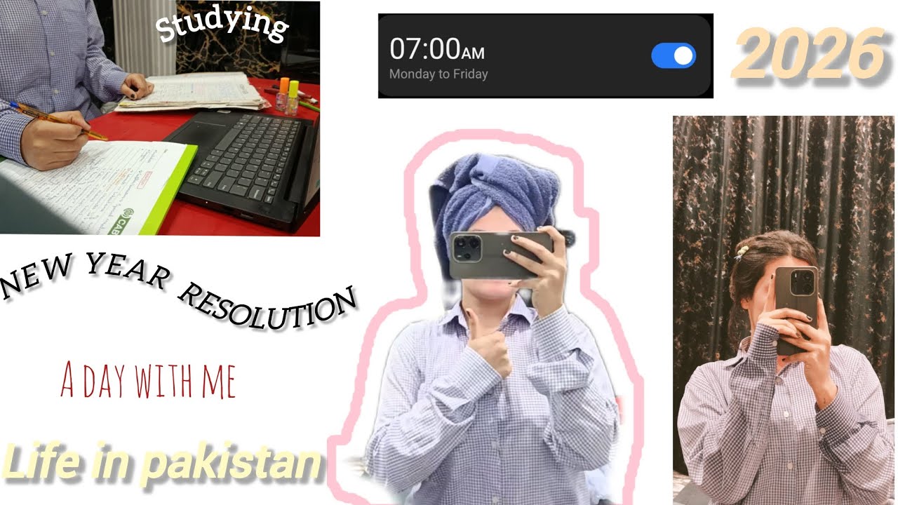 Starting 2026 🥂 vlog | New year resolution , restaurant , memories , study diaries🧸🤍  #bismillahsaad