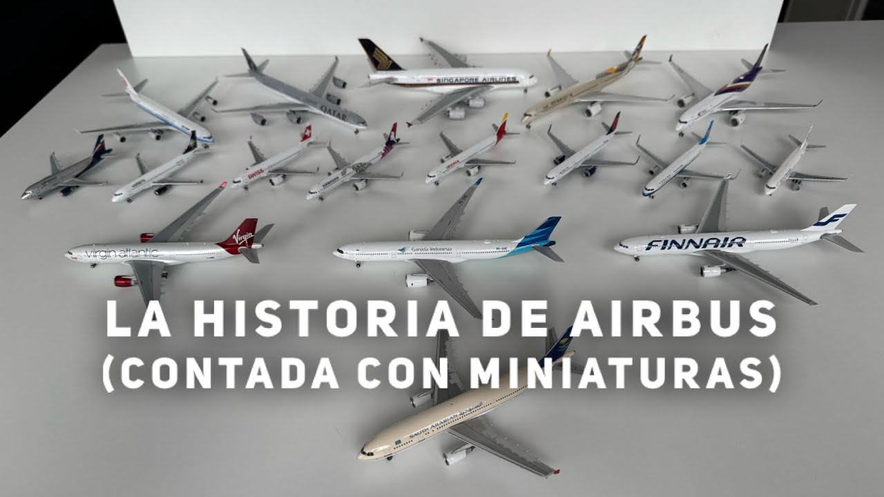 La historia de AIRBUS (contada con miniaturas)