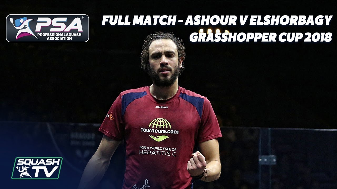 Squash: Ramy Retirement Special - Full Match - Ashour v ElShorbagy - Grasshopper Cup 2018