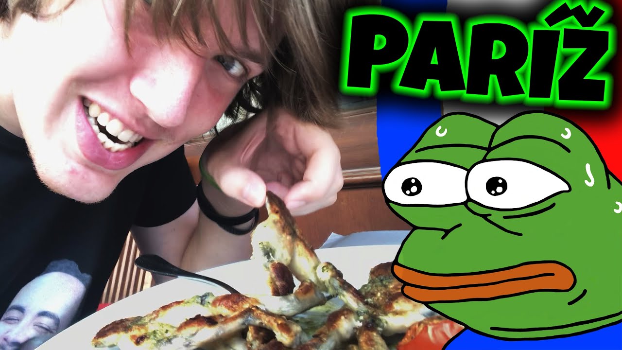 OCHUTNÁVAM ŽABIE STEHIENKA! - Paríž trip w/Kiki