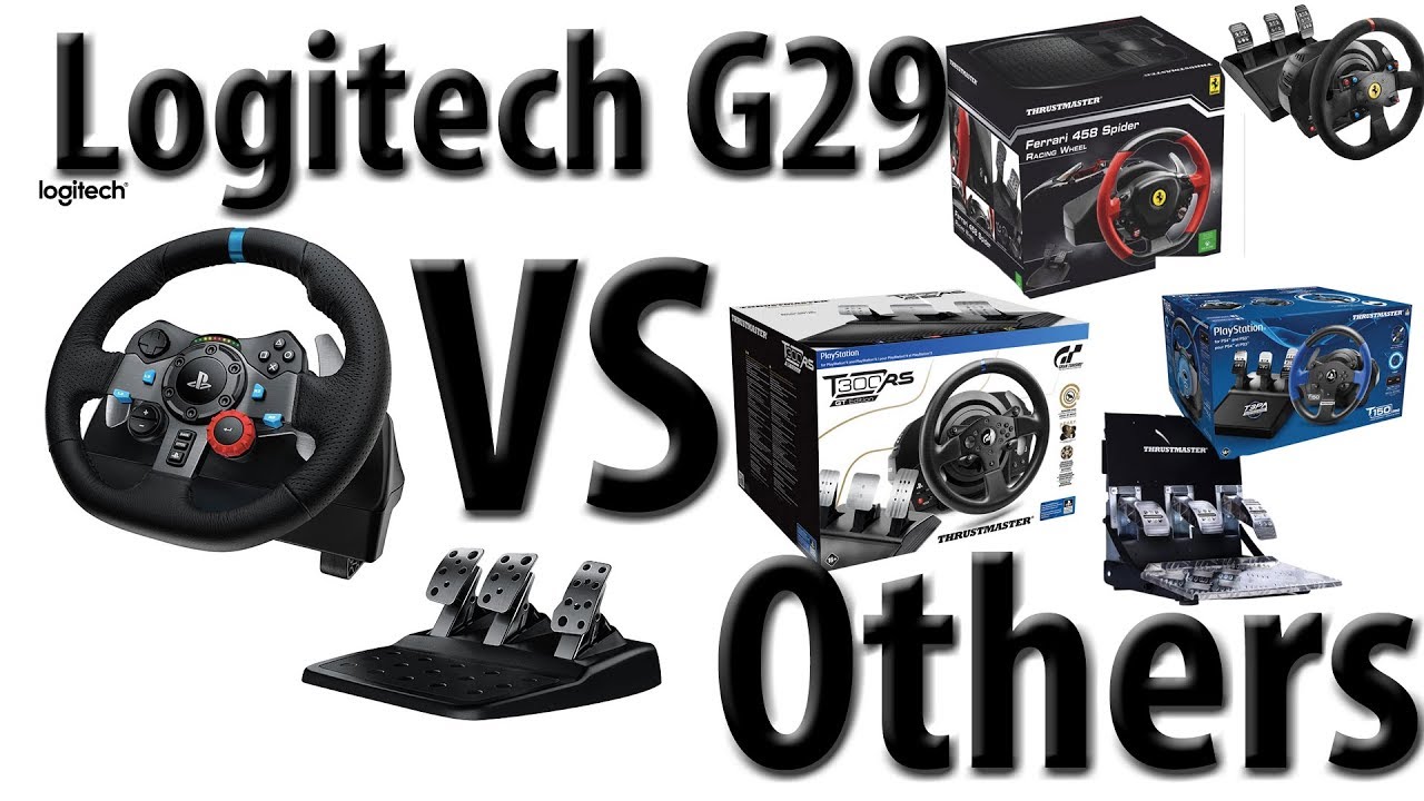 Logitech G29 Driving Force Steering Wheel vs Other PS4 Steering Wheels